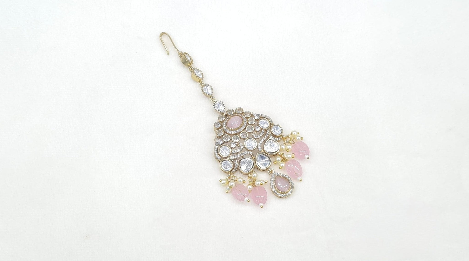 Kundan Maangtika 03824 - KRISHNA'S SWETA JEWELLERY