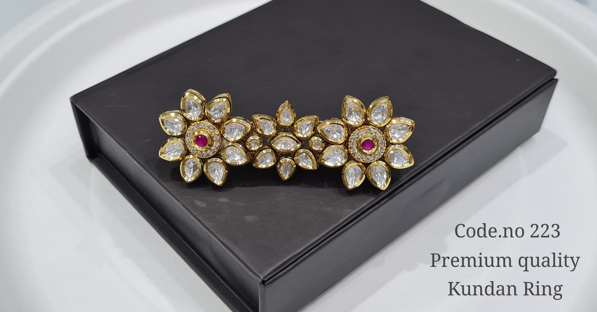 Kundan Mahabharat Fingering 00073 - KRISHNA'S SWETA JEWELLERY