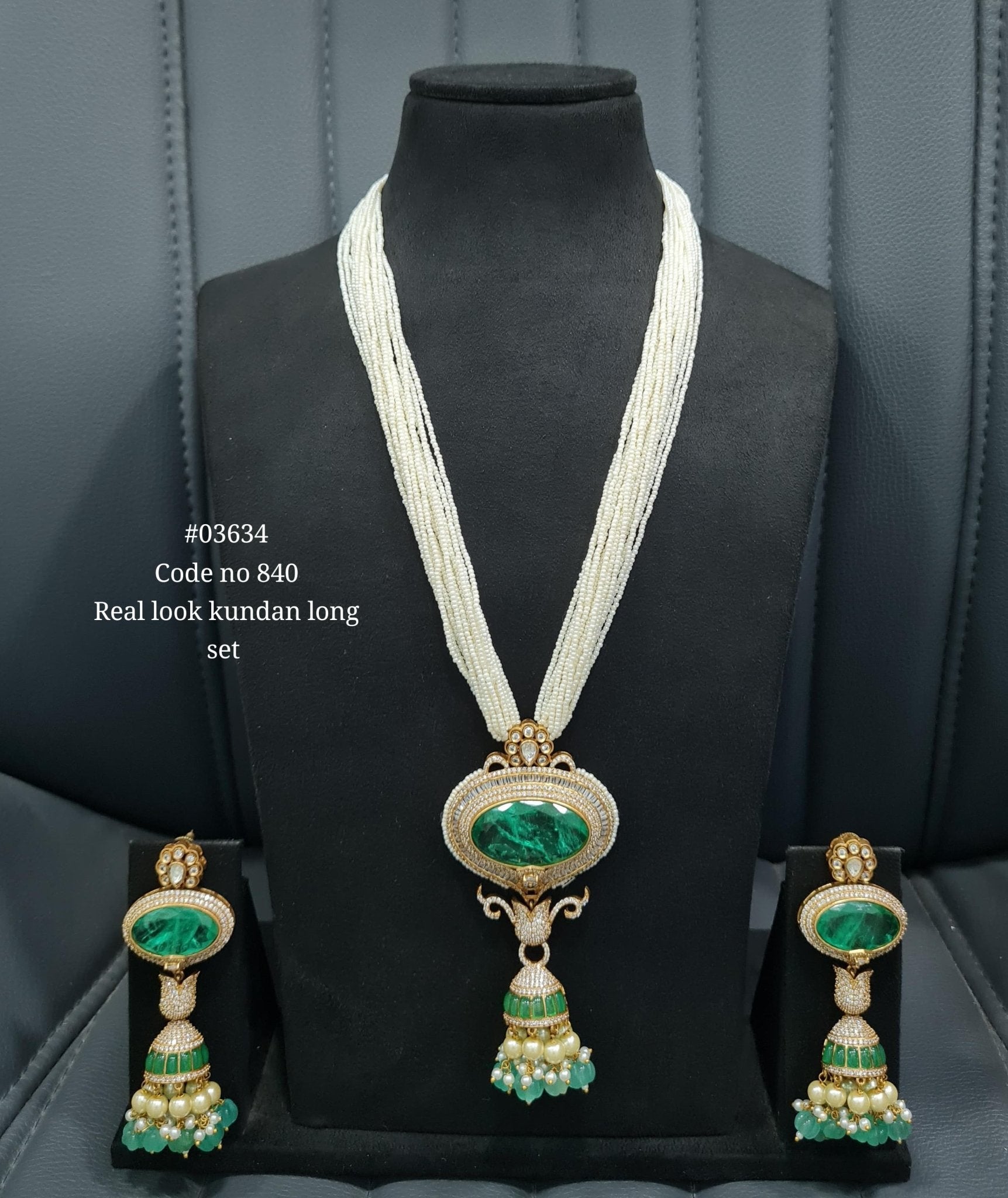 Kundan Mala 03634 - KRISHNA'S SWETA JEWELLERY