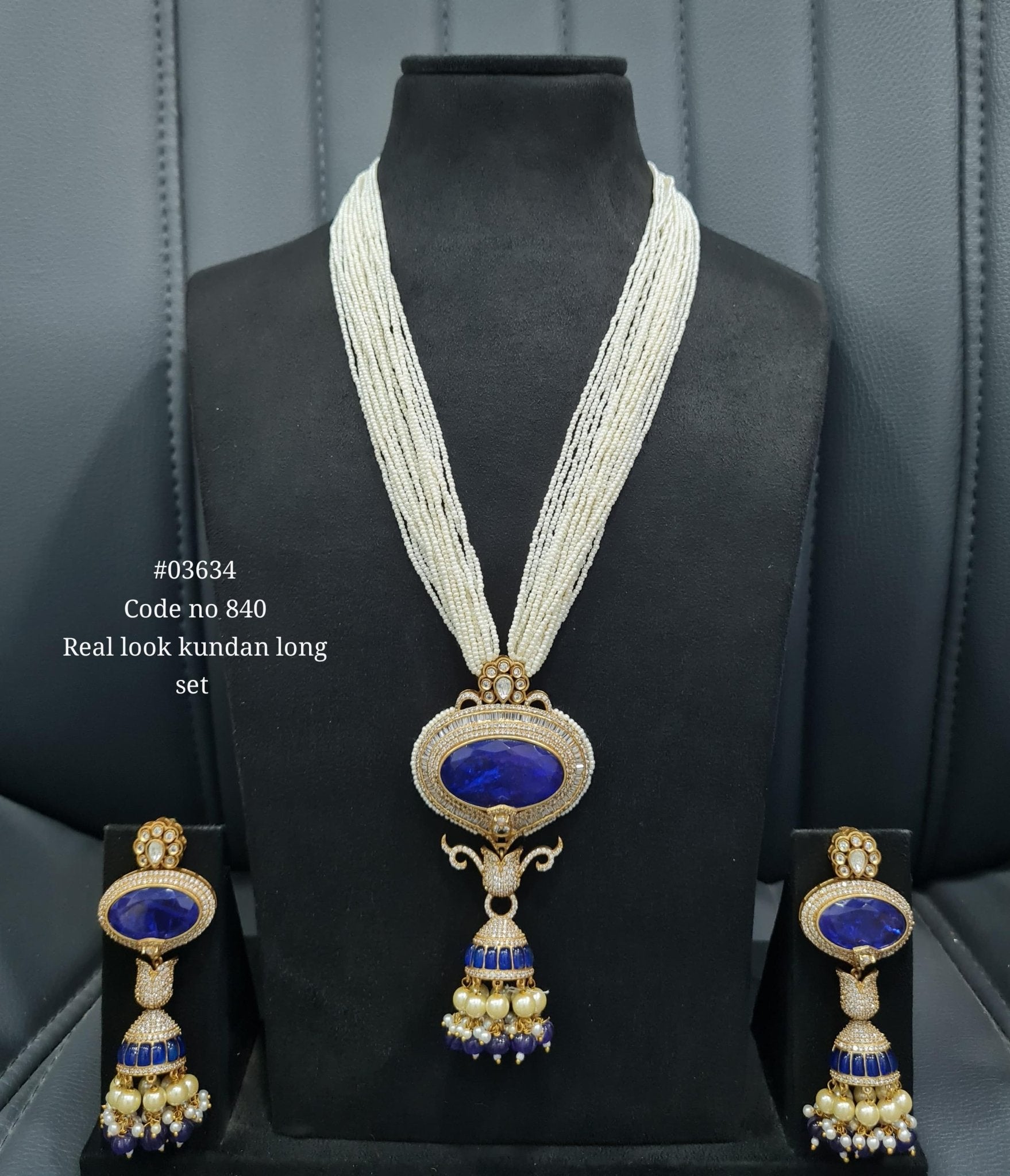 Kundan Mala 03634 - KRISHNA'S SWETA JEWELLERY