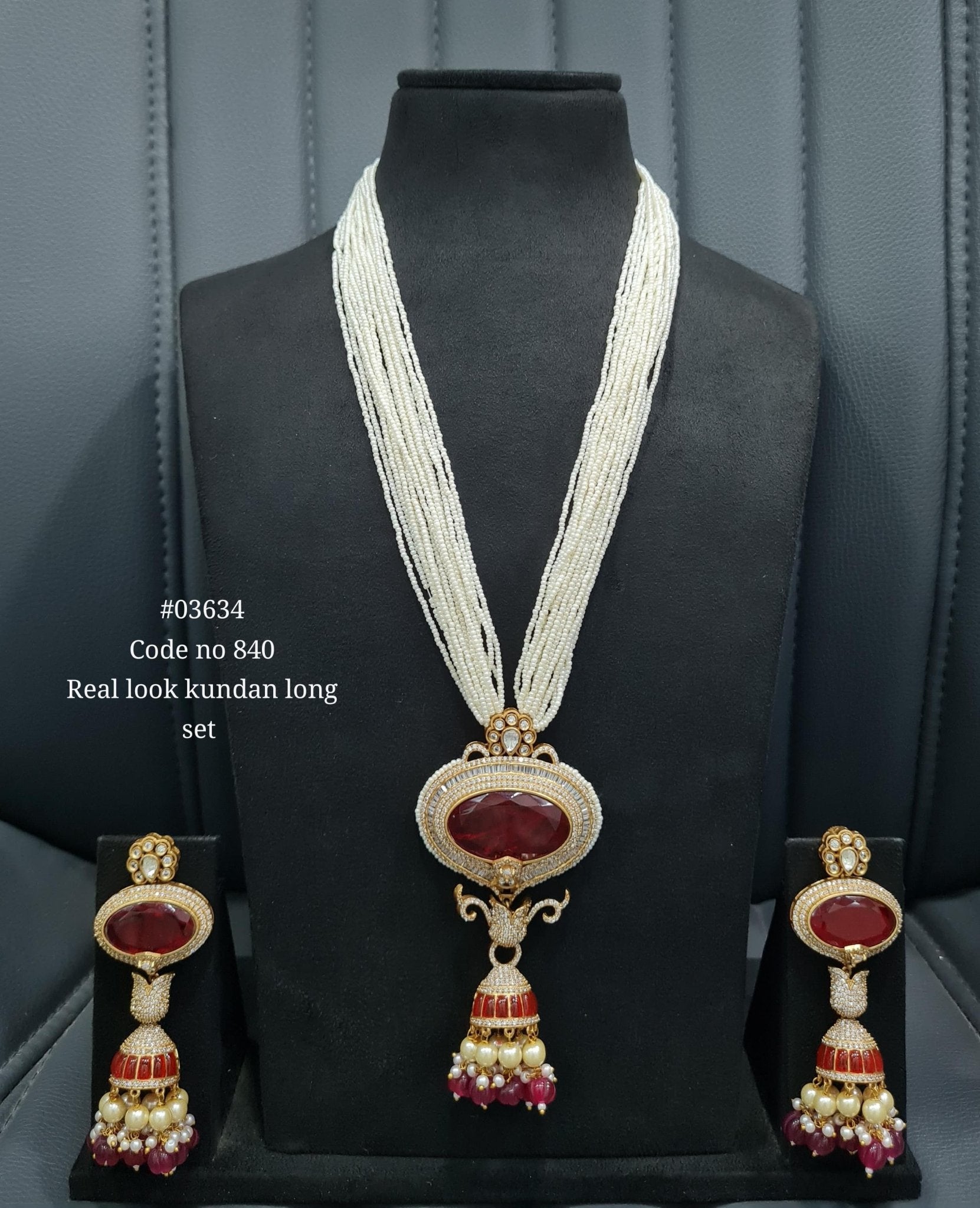 Kundan Mala 03634 - KRISHNA'S SWETA JEWELLERY