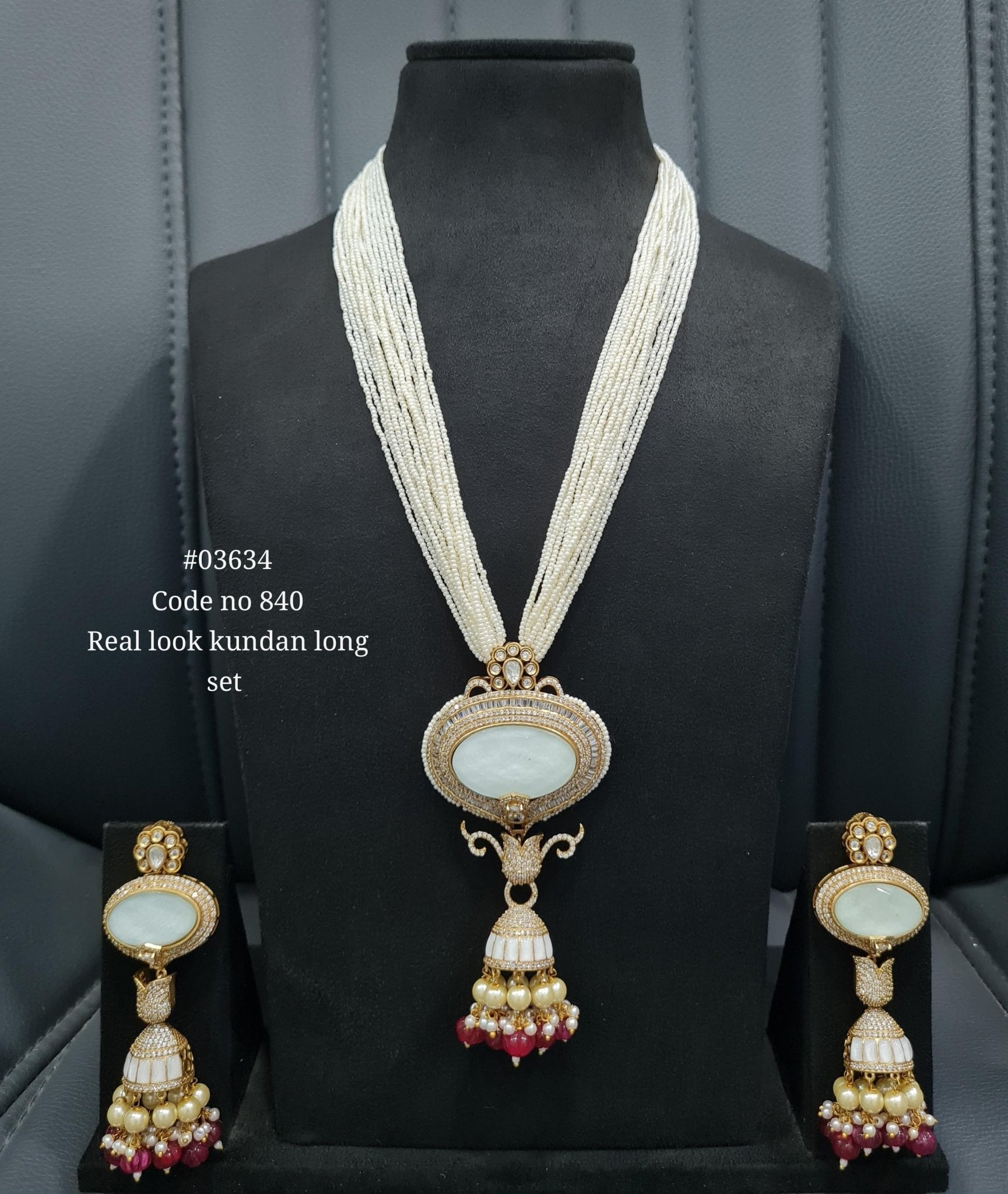 Kundan Mala 03634 - KRISHNA'S SWETA JEWELLERY