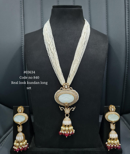 Kundan Mala 03634 - KRISHNA'S SWETA JEWELLERY