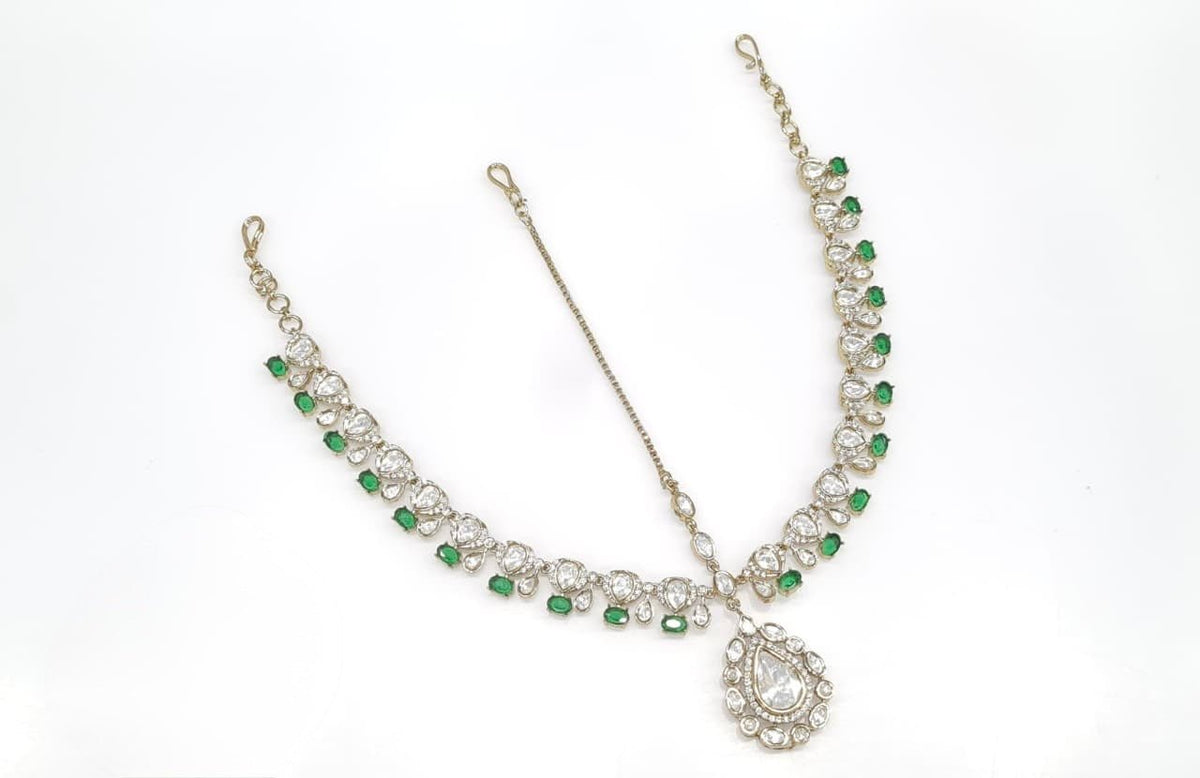 Kundan Mathapatti 11212 - KRISHNA'S SWETA JEWELLERY