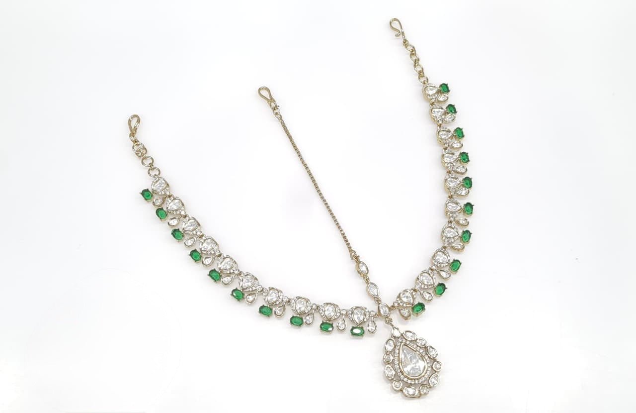 Kundan Mathapatti 11212 - KRISHNA'S SWETA JEWELLERY