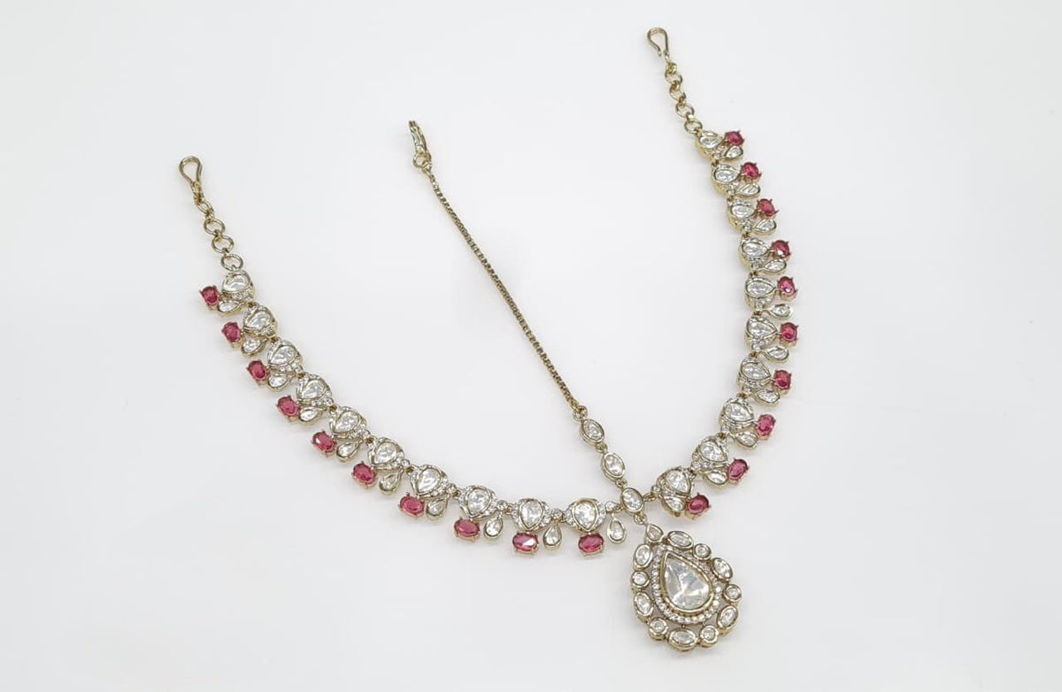 Kundan Mathapatti 11212 - KRISHNA'S SWETA JEWELLERY