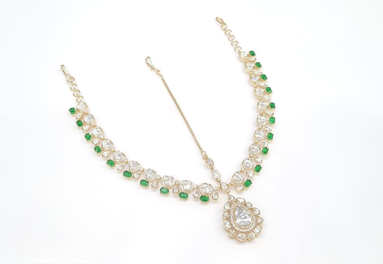 Kundan Mathapatti 11212 - KRISHNA'S SWETA JEWELLERY
