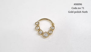 Kundan Nath 00096 - KRISHNA'S SWETA JEWELLERY