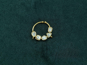 Kundan Nath 06176 - KRISHNA'S SWETA JEWELLERY