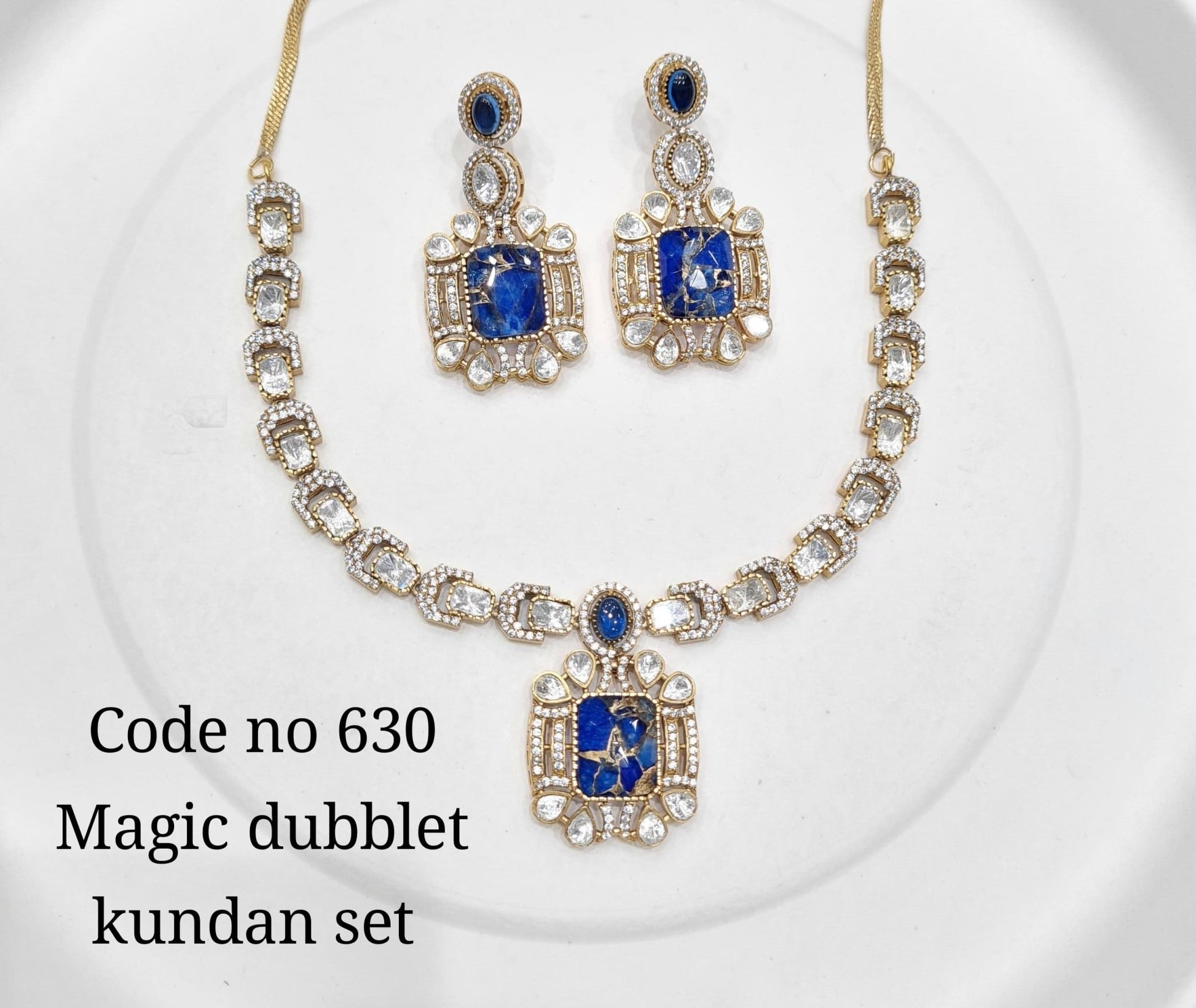 Kundan Necklace 00122 - KRISHNA'S SWETA JEWELLERY