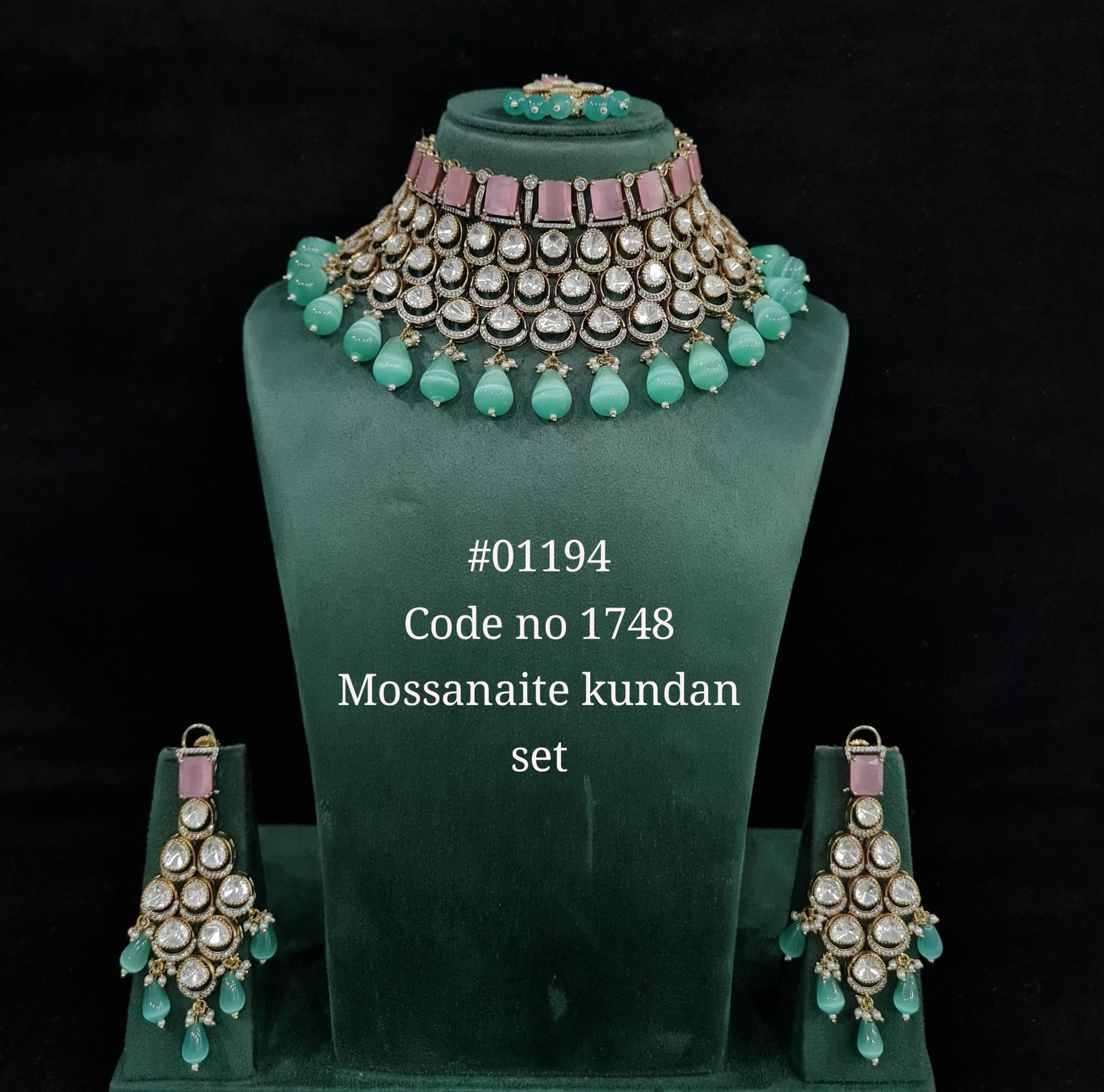 Kundan necklace 01194 - KRISHNA'S SWETA JEWELLERY