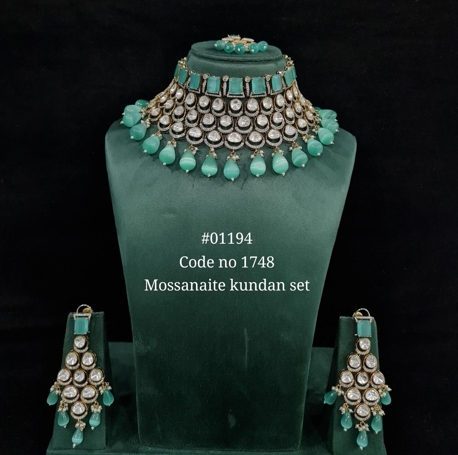 Kundan necklace 01194 - KRISHNA'S SWETA JEWELLERY
