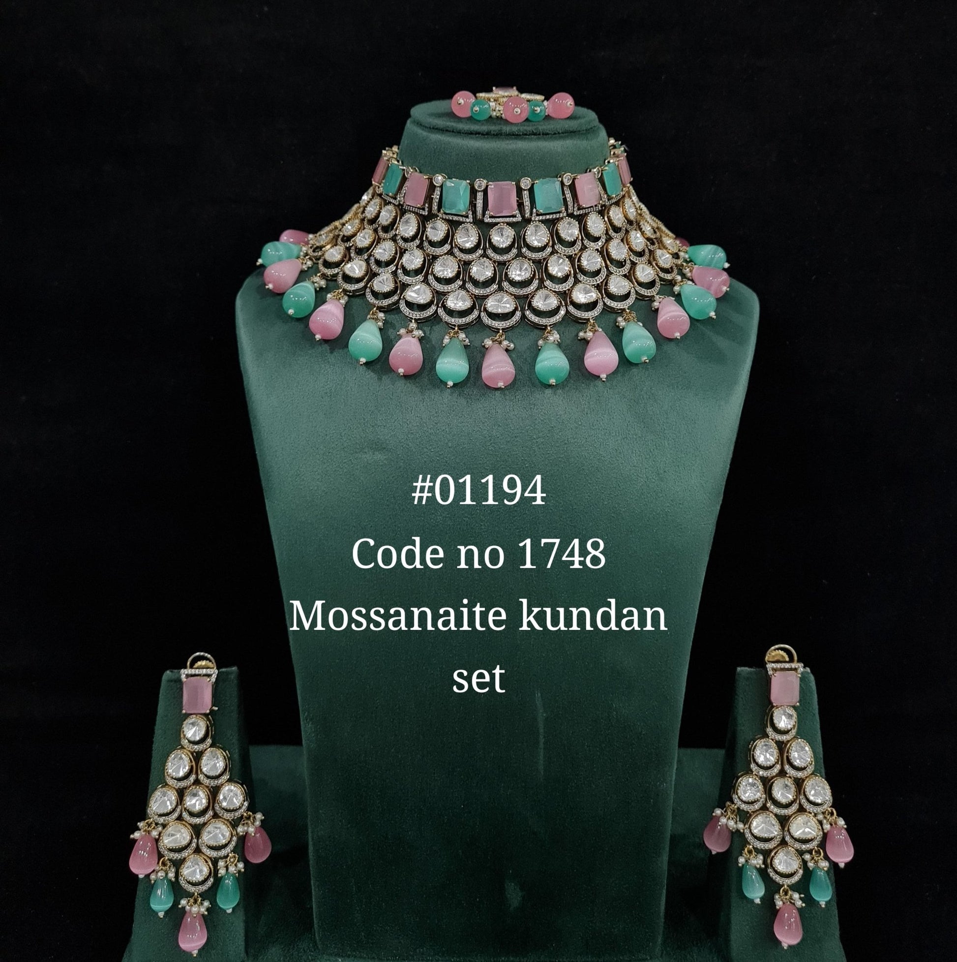 Kundan necklace 01194 - KRISHNA'S SWETA JEWELLERY