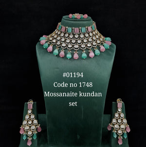 Kundan necklace 01194 - KRISHNA'S SWETA JEWELLERY