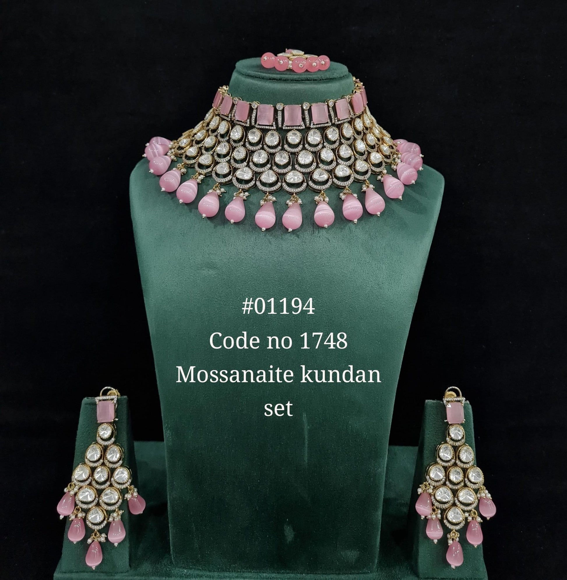 Kundan necklace 01194 - KRISHNA'S SWETA JEWELLERY
