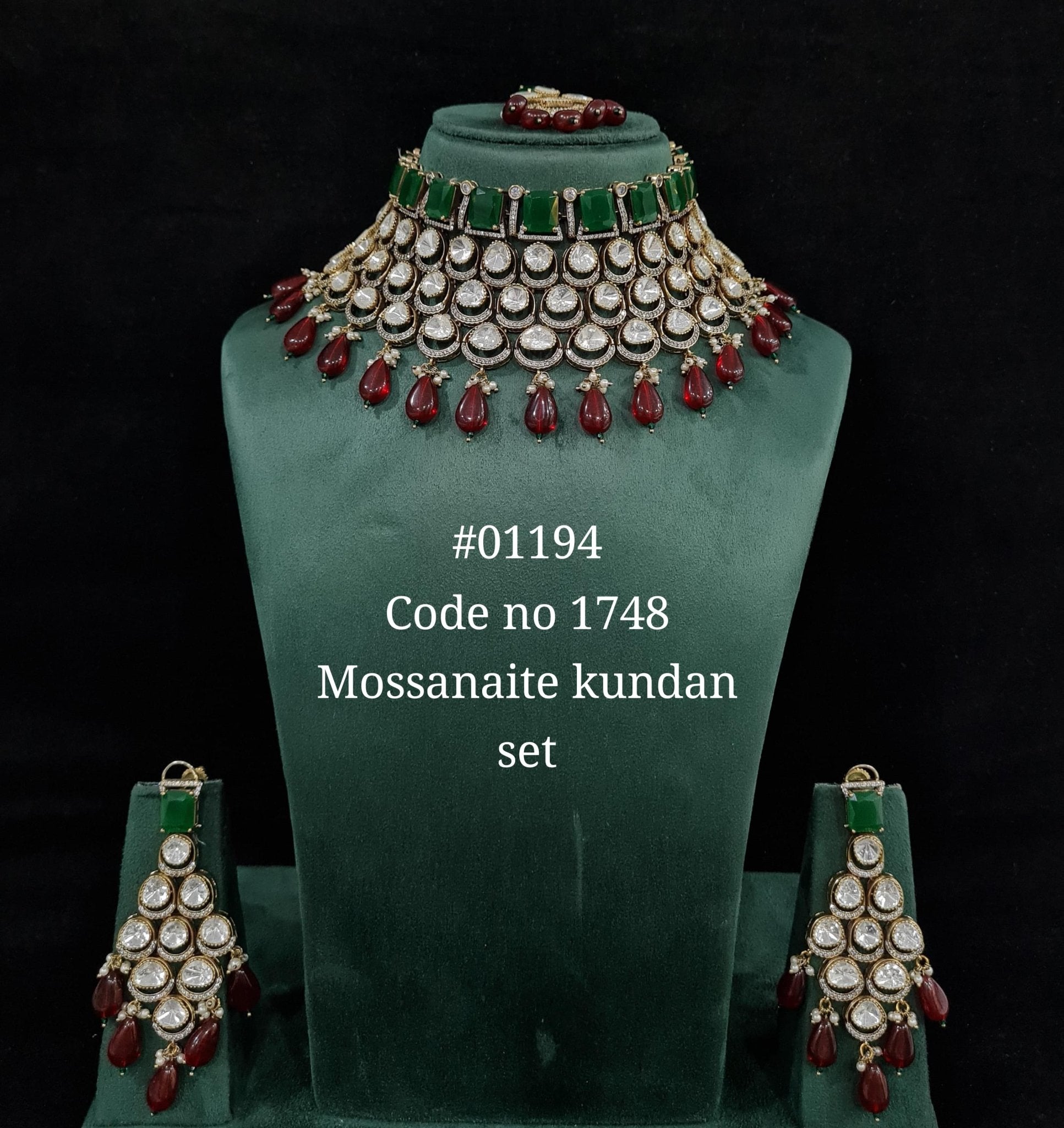 Kundan necklace 01194 - KRISHNA'S SWETA JEWELLERY