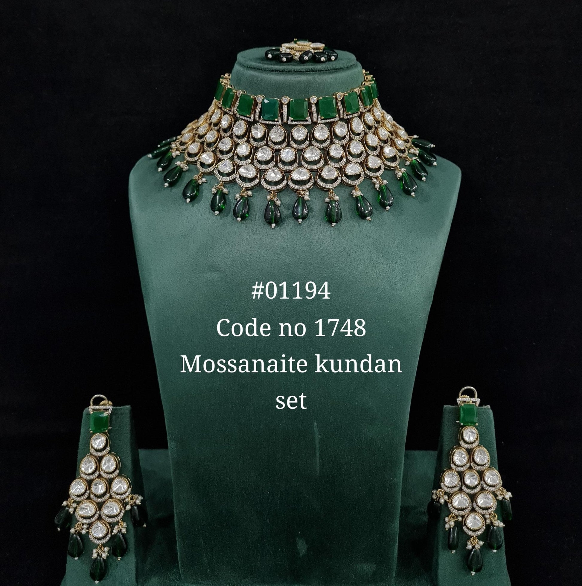 Kundan necklace 01194 - KRISHNA'S SWETA JEWELLERY