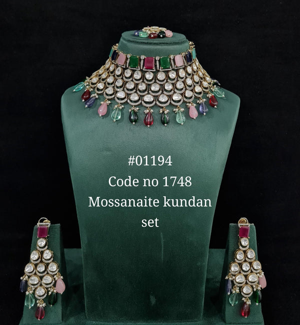 Kundan necklace 01194 - KRISHNA'S SWETA JEWELLERY