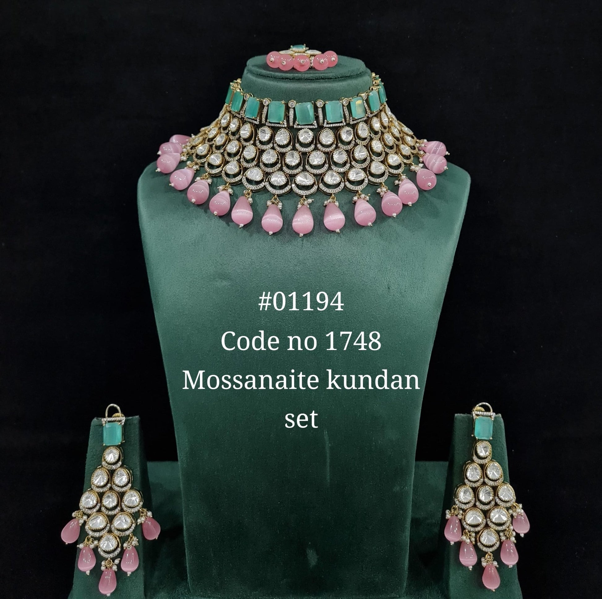 Kundan necklace 01194 - KRISHNA'S SWETA JEWELLERY