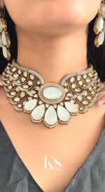 Kundan Necklace 01714 - KRISHNA'S SWETA JEWELLERY