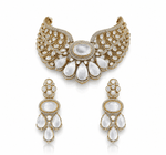 Kundan Necklace 01714 - KRISHNA'S SWETA JEWELLERY
