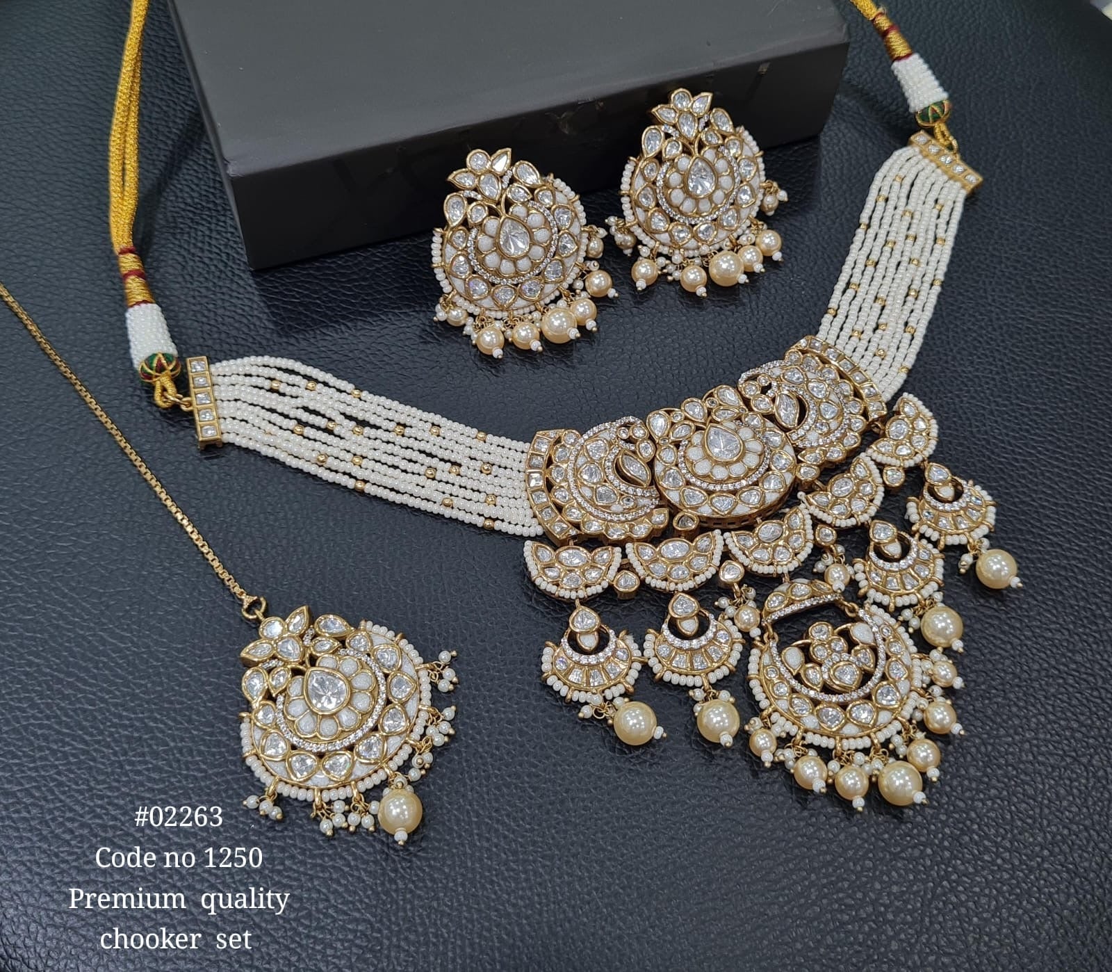 Kundan Necklace 02263 - KRISHNA'S SWETA JEWELLERY