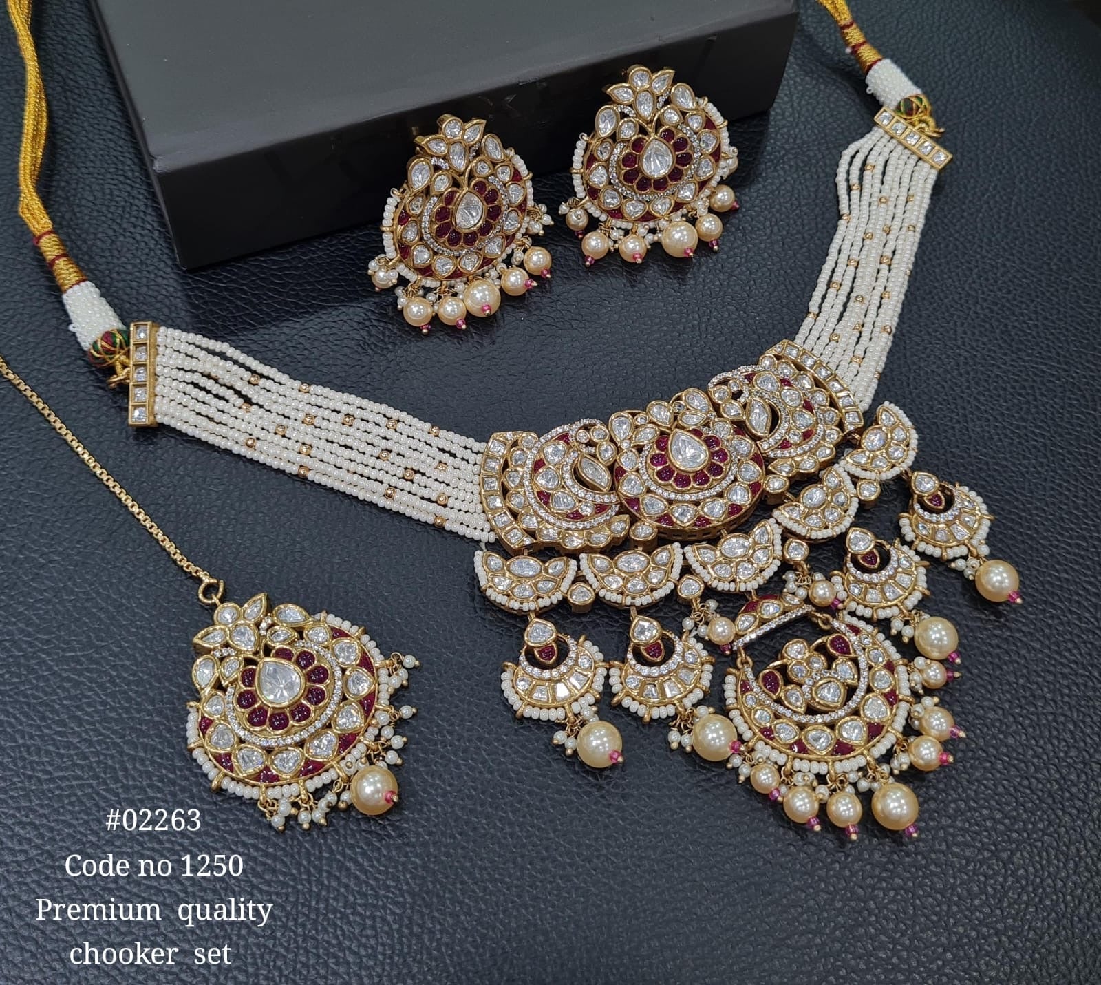 Kundan Necklace 02263 - KRISHNA'S SWETA JEWELLERY