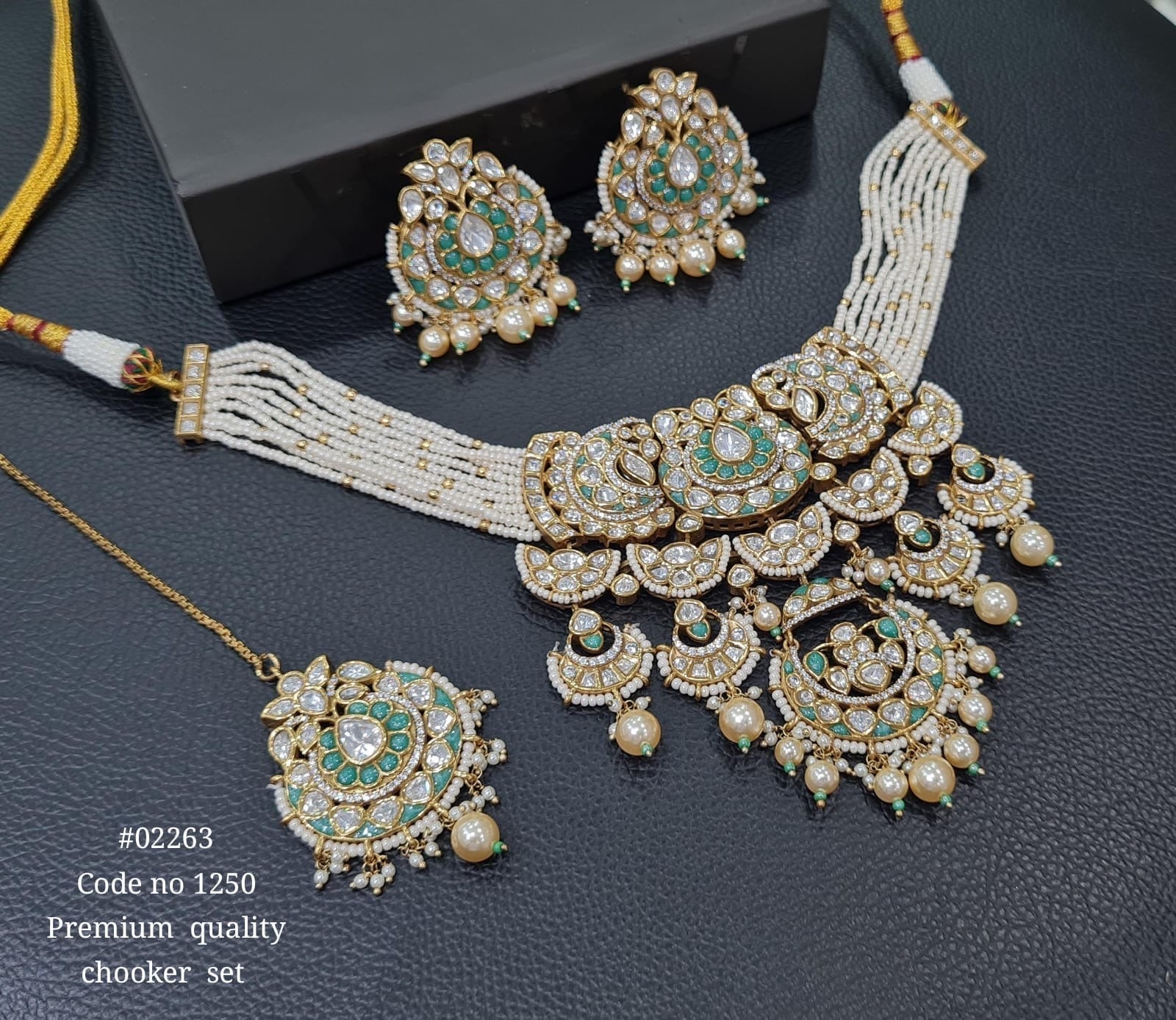 Kundan Necklace 02263 - KRISHNA'S SWETA JEWELLERY