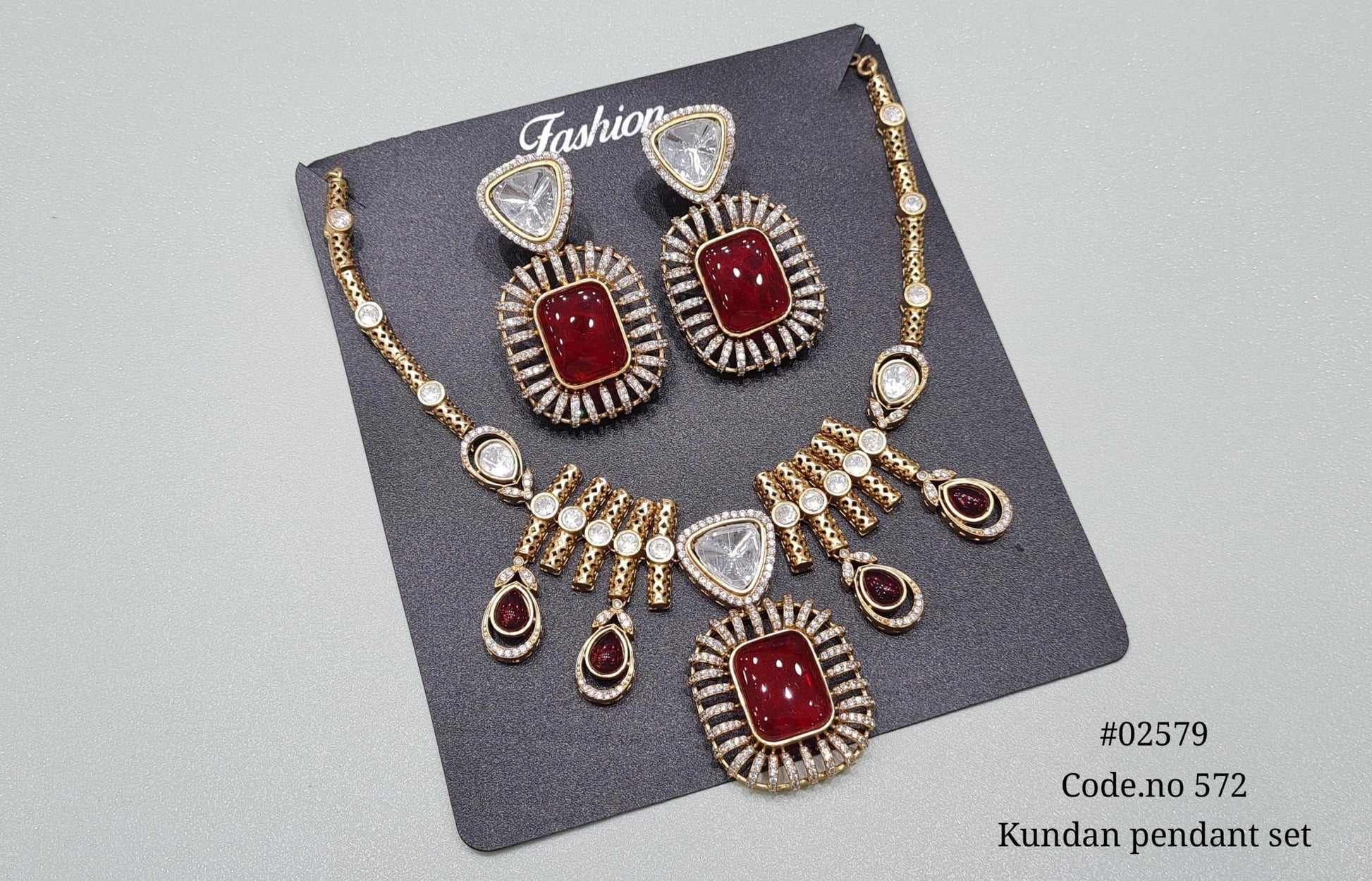 Kundan necklace 02579 - KRISHNA'S SWETA JEWELLERY