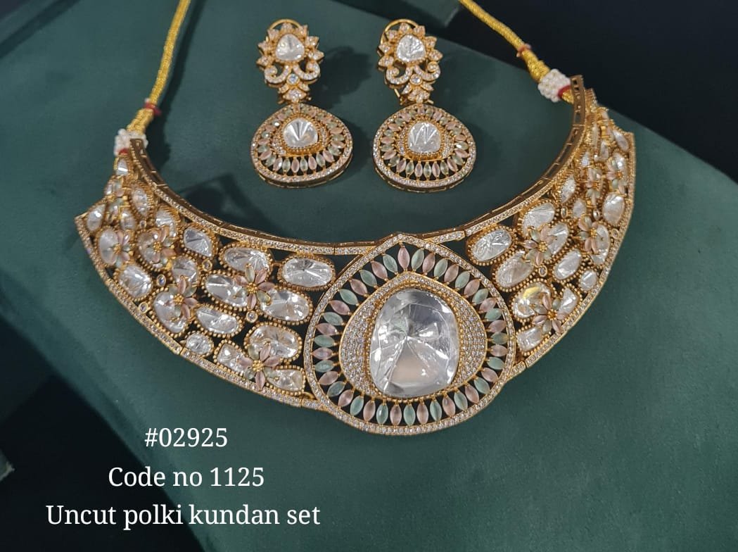 Kundan necklace 02925 - KRISHNA'S SWETA JEWELLERY