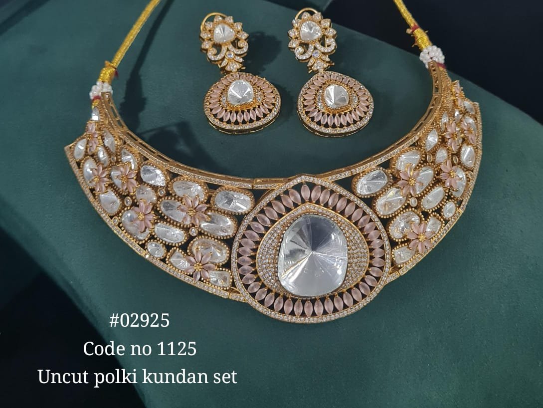 Kundan necklace 02925 - KRISHNA'S SWETA JEWELLERY