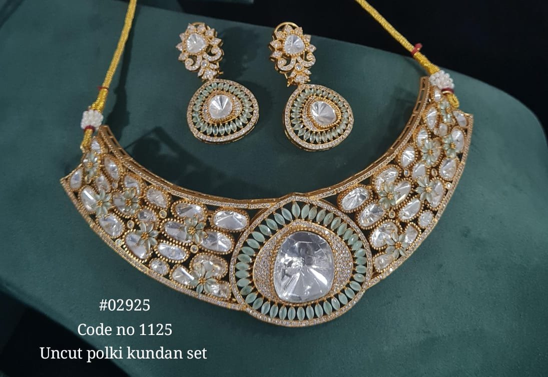 Kundan necklace 02925 - KRISHNA'S SWETA JEWELLERY