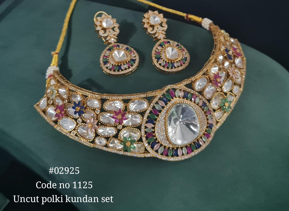 Kundan necklace 02925 - KRISHNA'S SWETA JEWELLERY