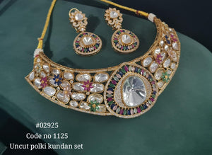 Kundan necklace 02925 - KRISHNA'S SWETA JEWELLERY