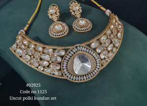 Kundan necklace 02925 - KRISHNA'S SWETA JEWELLERY