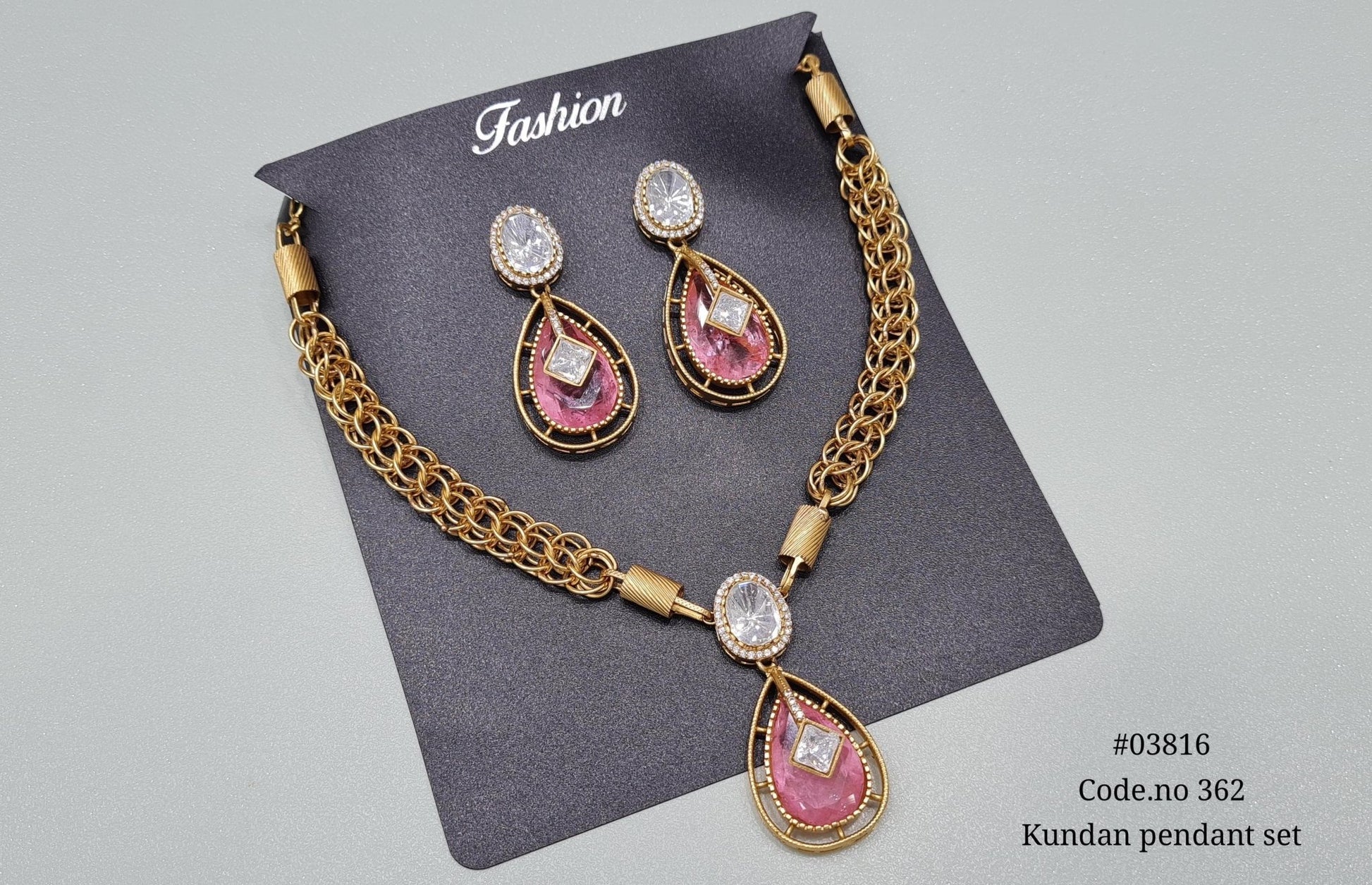 Kundan Necklace 03816 - KRISHNA'S SWETA JEWELLERY