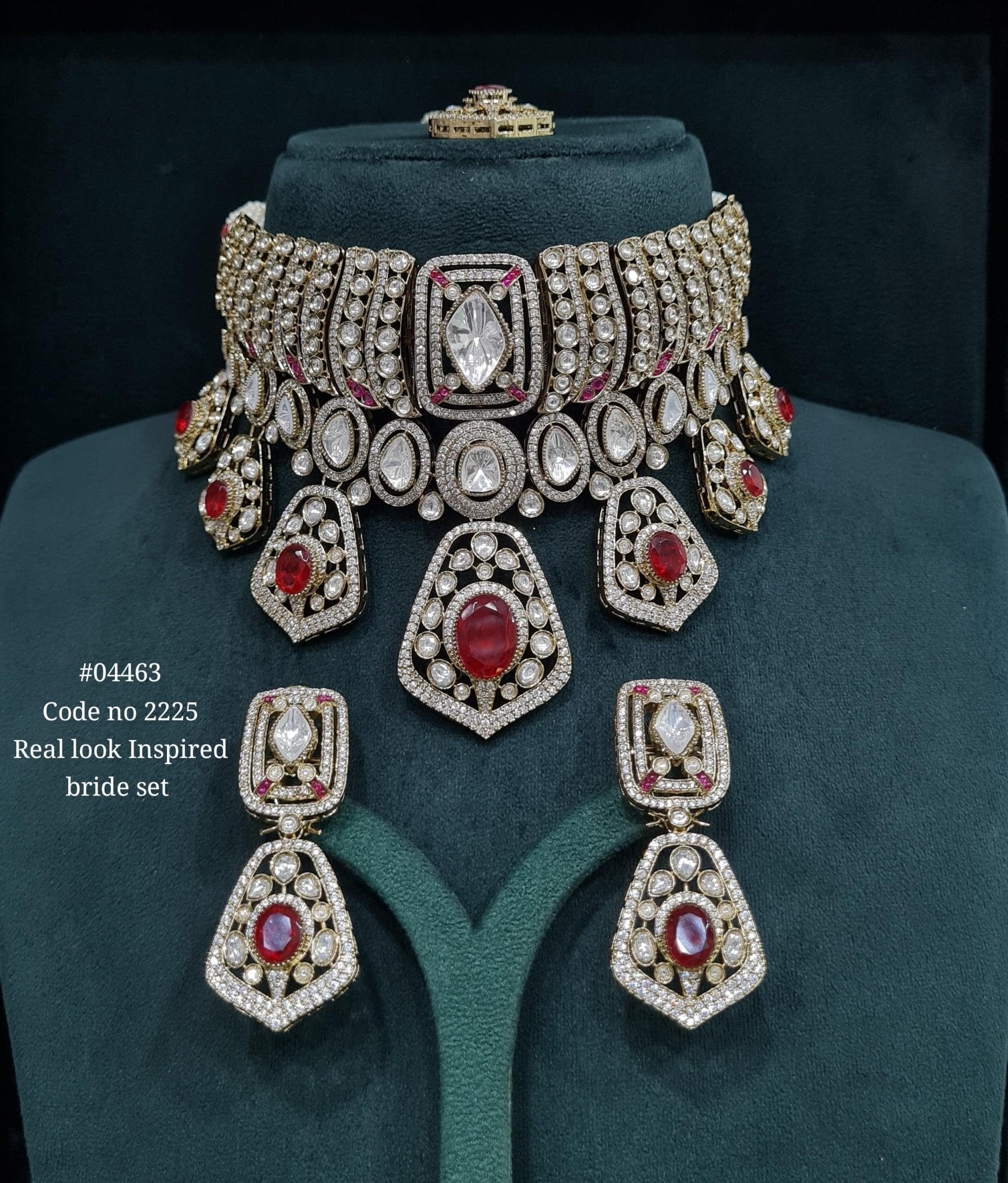 Kundan Necklace 04463 - KRISHNA'S SWETA JEWELLERY