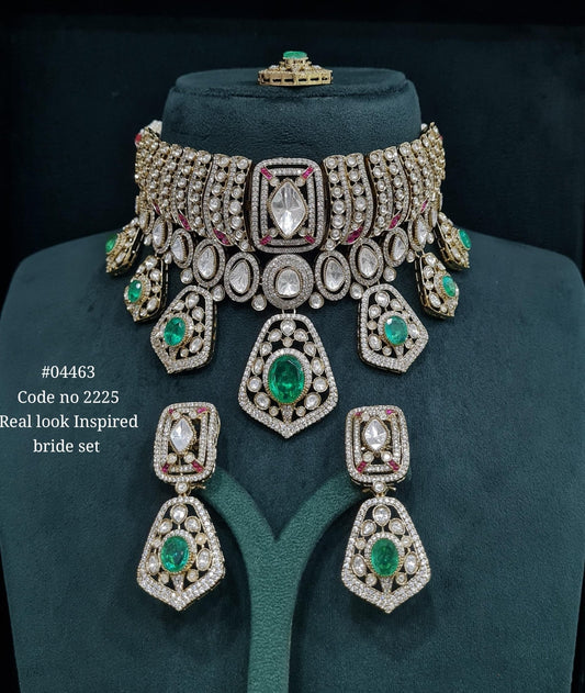 Kundan Necklace 04463 - KRISHNA'S SWETA JEWELLERY