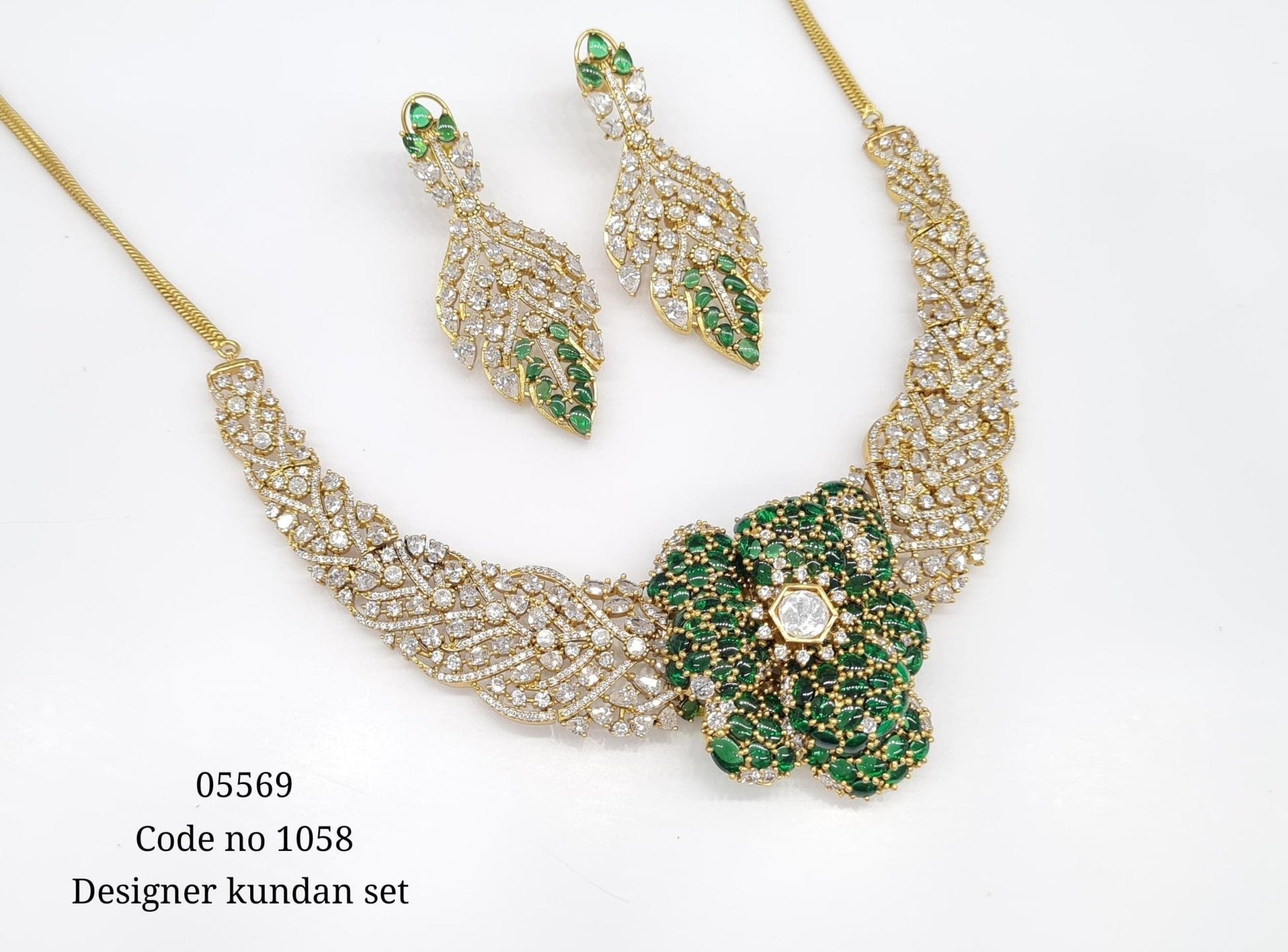Kundan Necklace 05569 - KRISHNA'S SWETA JEWELLERY