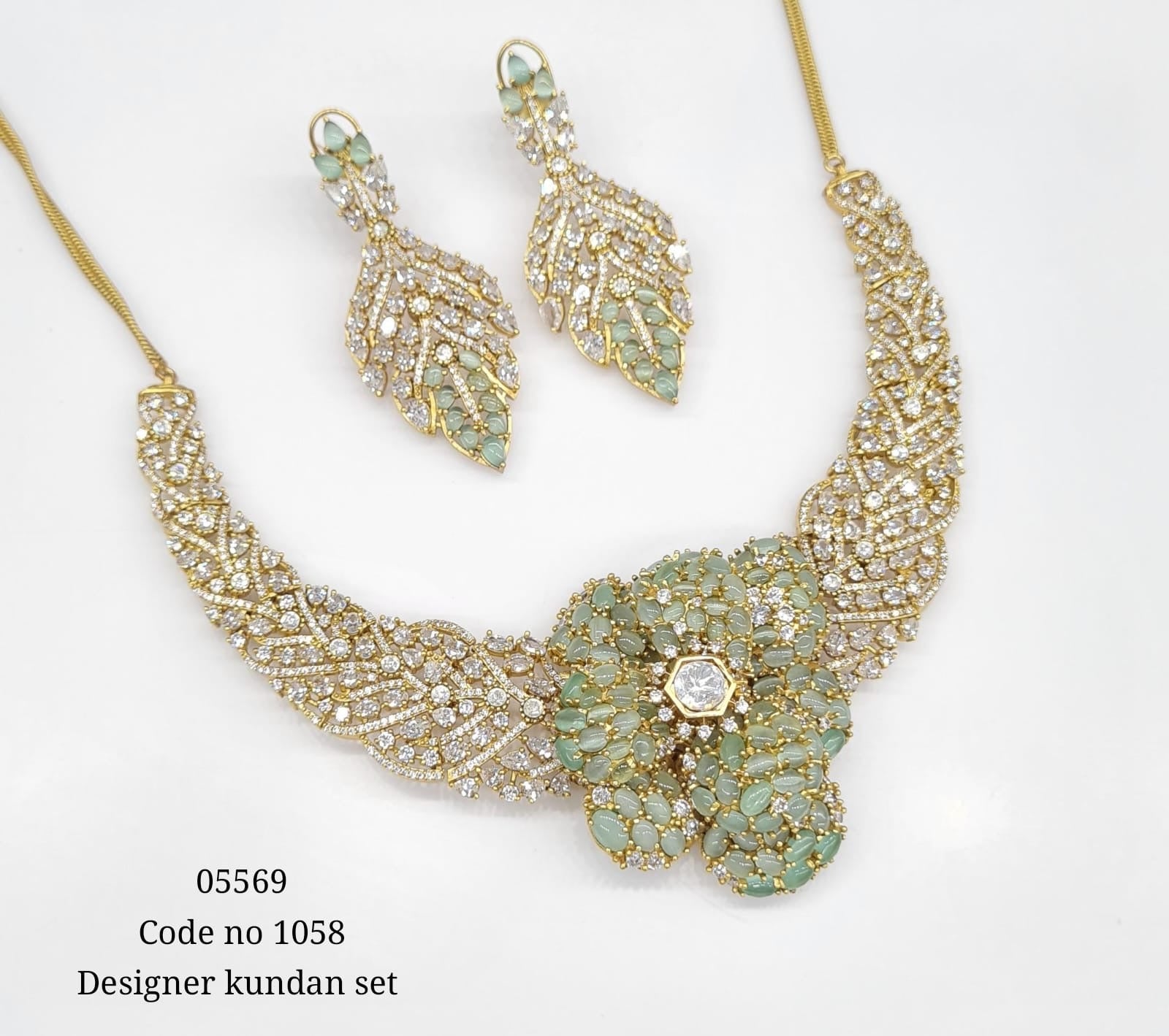 Kundan Necklace 05569 - KRISHNA'S SWETA JEWELLERY
