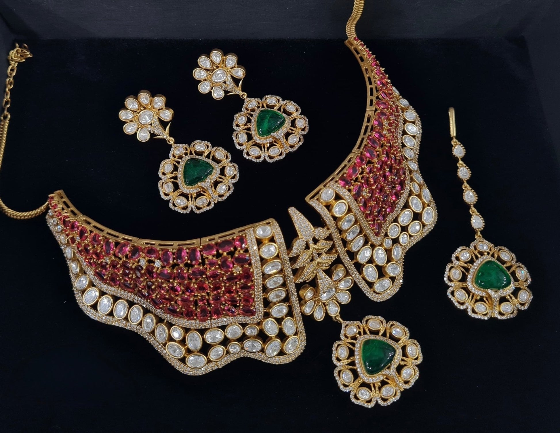 Kundan Necklace 05570 - KRISHNA'S SWETA JEWELLERY