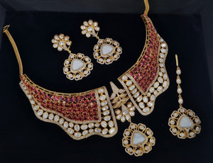 Kundan Necklace 05570 - KRISHNA'S SWETA JEWELLERY
