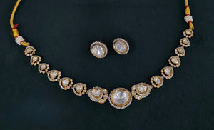 Kundan Necklace 05772 - KRISHNA'S SWETA JEWELLERY