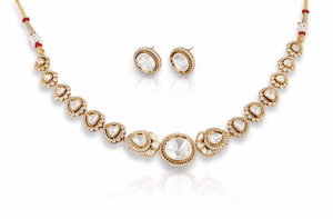 Kundan Necklace 05772 - KRISHNA'S SWETA JEWELLERY