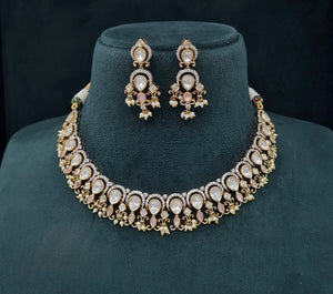 Kundan Necklace 06214 - KRISHNA'S SWETA JEWELLERY