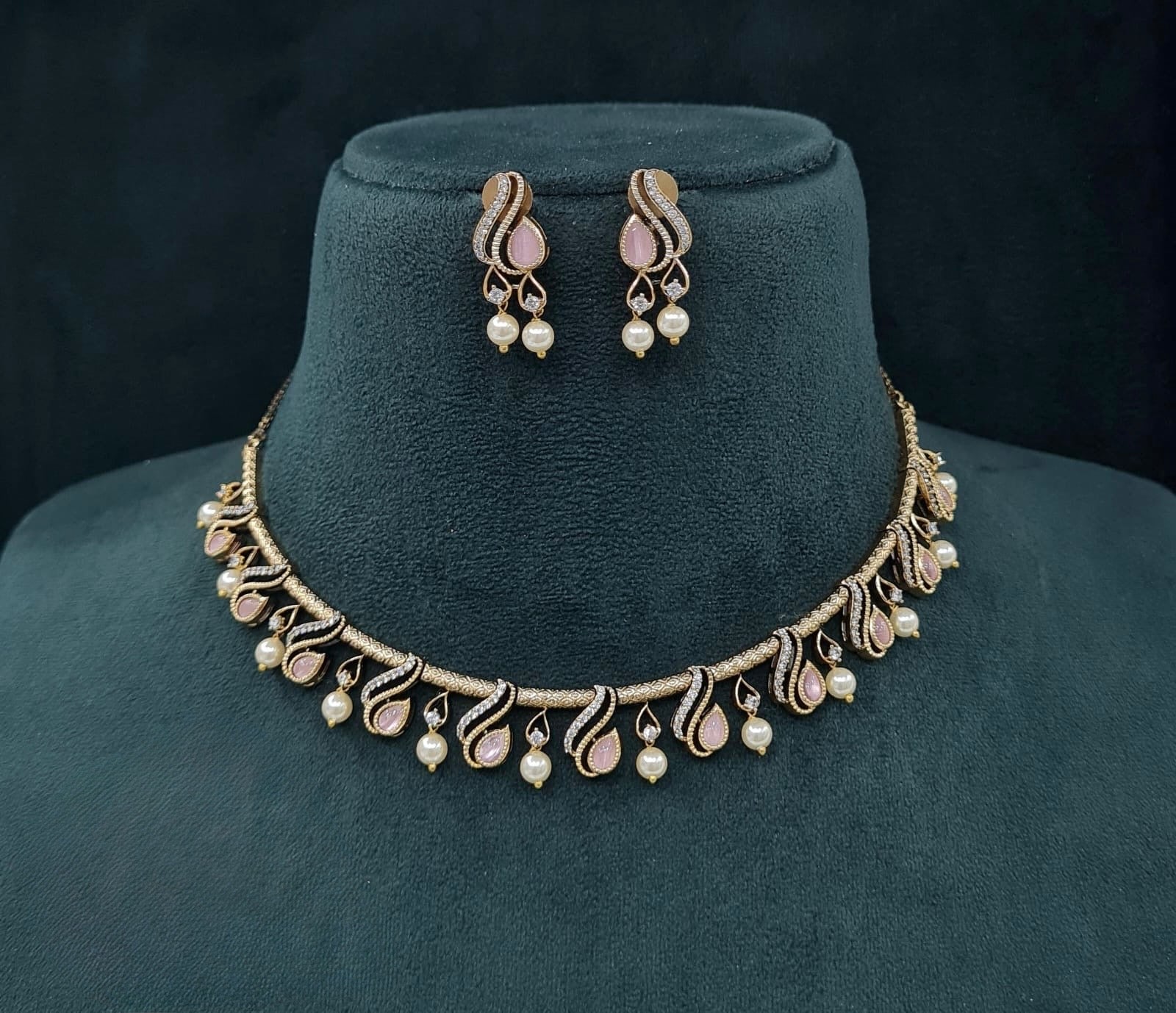 Kundan Necklace 06215 - KRISHNA'S SWETA JEWELLERY