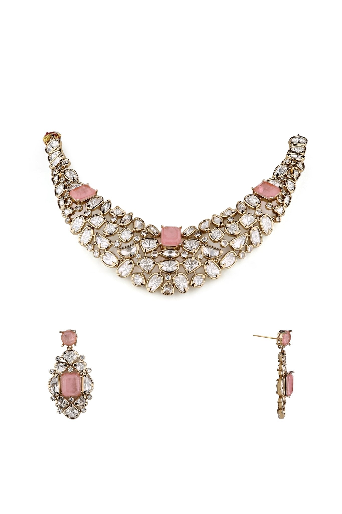 Kundan Necklace 06295 - KRISHNA'S SWETA JEWELLERY