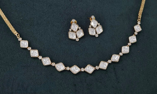 Kundan Necklace 06764 - KRISHNA'S SWETA JEWELLERY