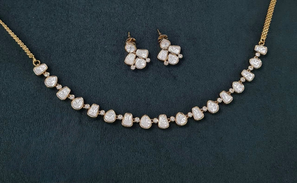 Kundan Necklace 06765 - KRISHNA'S SWETA JEWELLERY