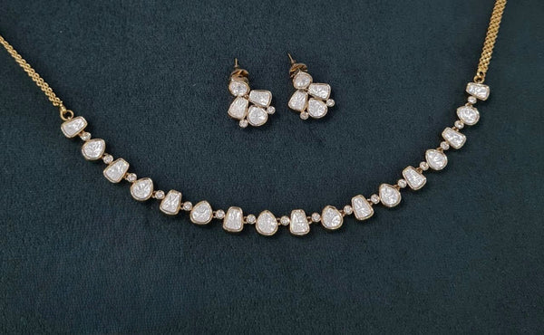 Kundan Necklace 06765 - KRISHNA'S SWETA JEWELLERY